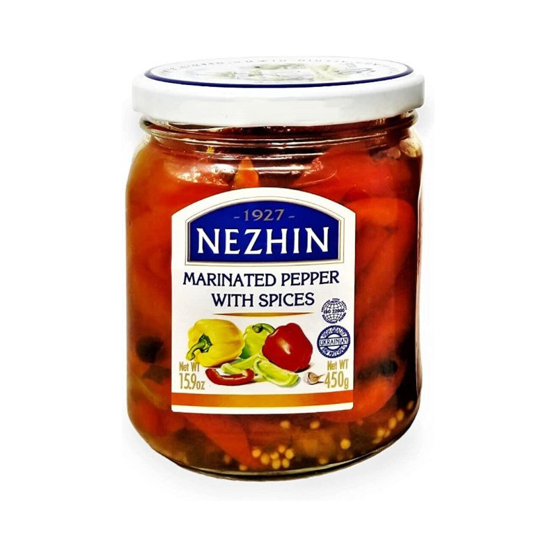 Marinuota paprika NEZHIN su prieskoniais, 450 g