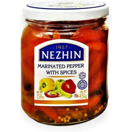 Marinuota paprika NEZHIN su prieskoniais, 450 g