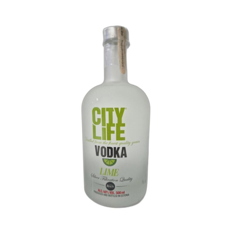 Degtinė CITYLIFE LIME, 40 %, 0.5 l