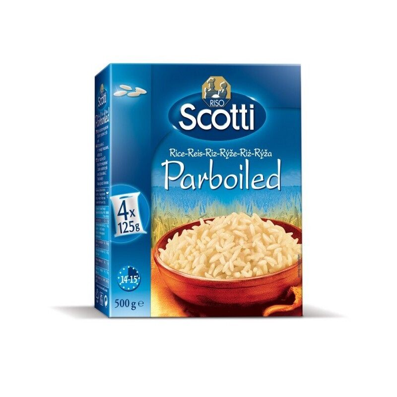 Plikyti ryžiai SCOTTI, 4x125 g