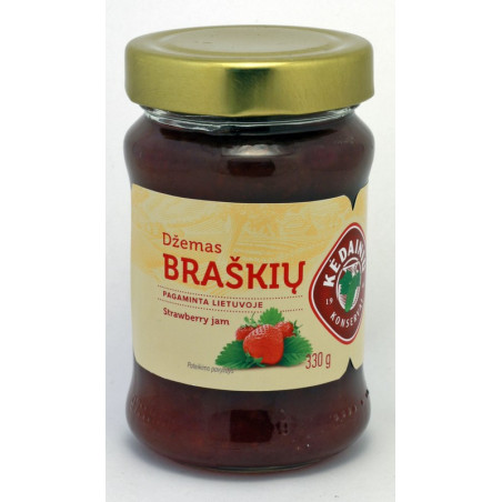 Braškių džemas, 330 g