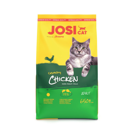 Sausas kačių ėdalas JOSERA JOSICAT CRUNCHY CHICKEN, 650 g