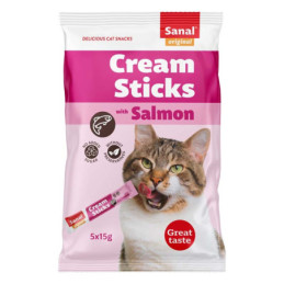 Skanėstai katėms Sanal Cream Sticks Salmon, 75 g