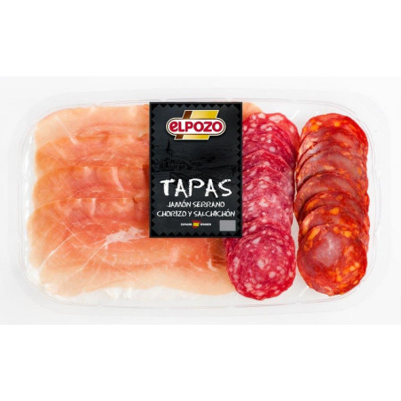 Vyt.kumpio ir dešrų rink. ELPOZO, SALCHICHON, CHORIZO, 120 g