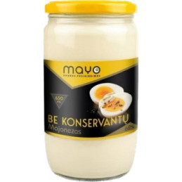 Majonezas be konservantų MAYO 62%, 650 ml