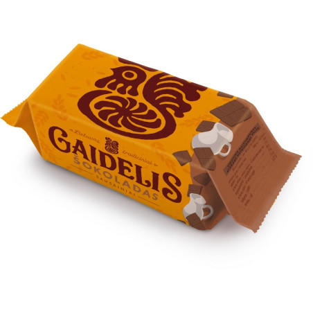 Sausainiai GAIDELIS ŠOKOLADAS, 160 g