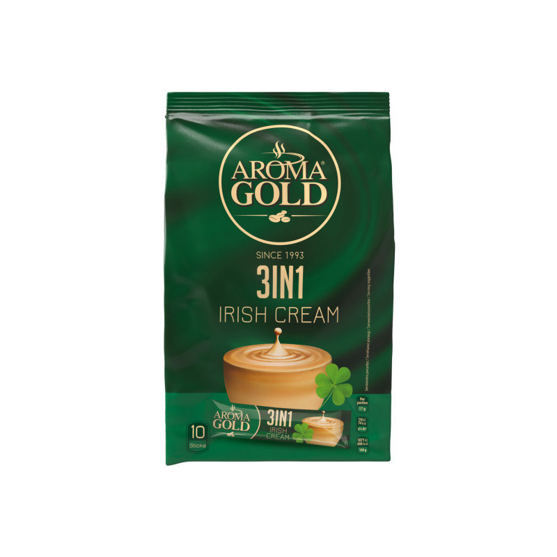 Kav.gėr.AROMA GOLD 3in1 IRISH CREAM,maiš.170 g