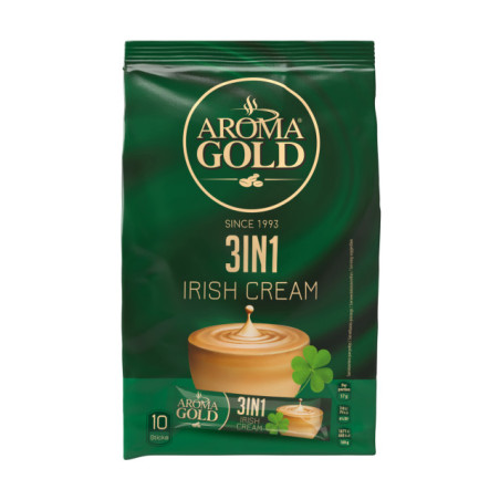 Kav.gėr.AROMA GOLD 3in1 IRISH CREAM,maiš.170 g