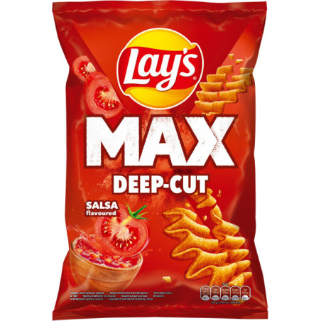 Bulvių traškučiai LAYS MAX salsos padažo skonio, 120 g