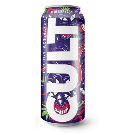 Energinis gėrimas CULT BLUEBERRY CAKE, 500 ml