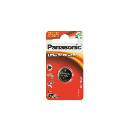 Baterija PANASONIC LITHIUM CR2032 - 1BP, 1 vnt