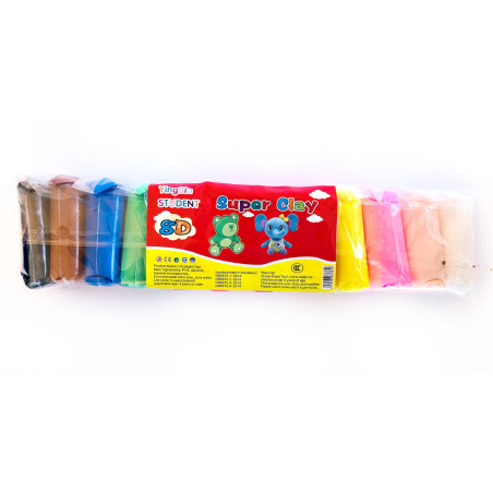 Žaislas plastilinas SUPER CLAY,  12 spalvų, 1 vnt