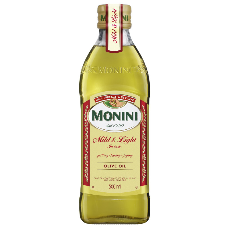 Alyvuogių aliejus MONINI, mind&light, 500 ml