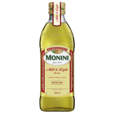 Alyvuogių aliejus MONINI, mind&light, 500 ml