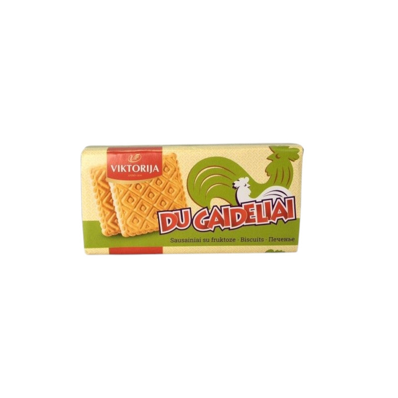 Sausainiai su fruktoze DU GAIDELIAI, 180 g