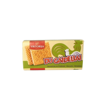 Sausainiai su fruktoze DU GAIDELIAI, 180 g