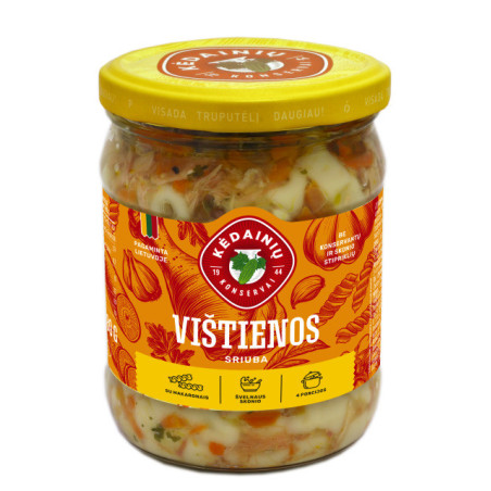 Vištienos sriuba KĖDAINIŲ KONSERVAI, 480 g