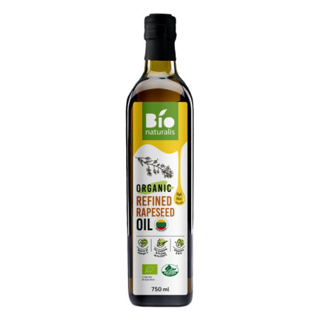 EKO rapsų aliejus BIONATURALIS, 750 ml