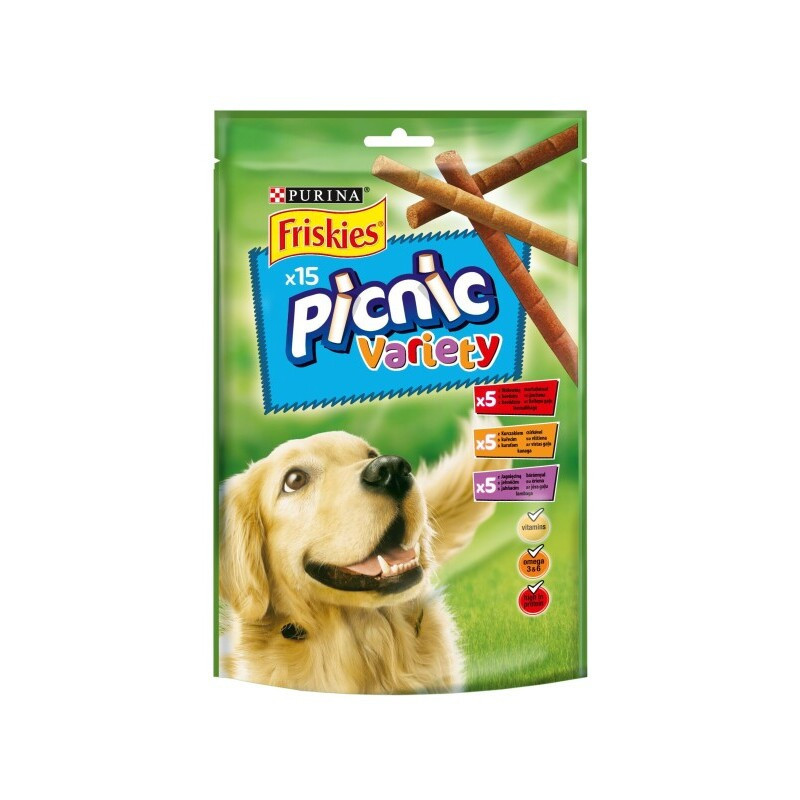 Šunų užkandis FRISKIES PICNIC VARIETY, 126 g