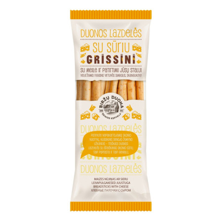 Duonos lazdelės su sūriu, 125 g