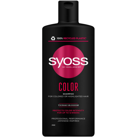 Plaukų šampūnas SYOSS COLOR, 440 ml