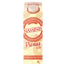 Pienas ROKIŠKIO NAMINIS, 2,5% rieb., 1 l