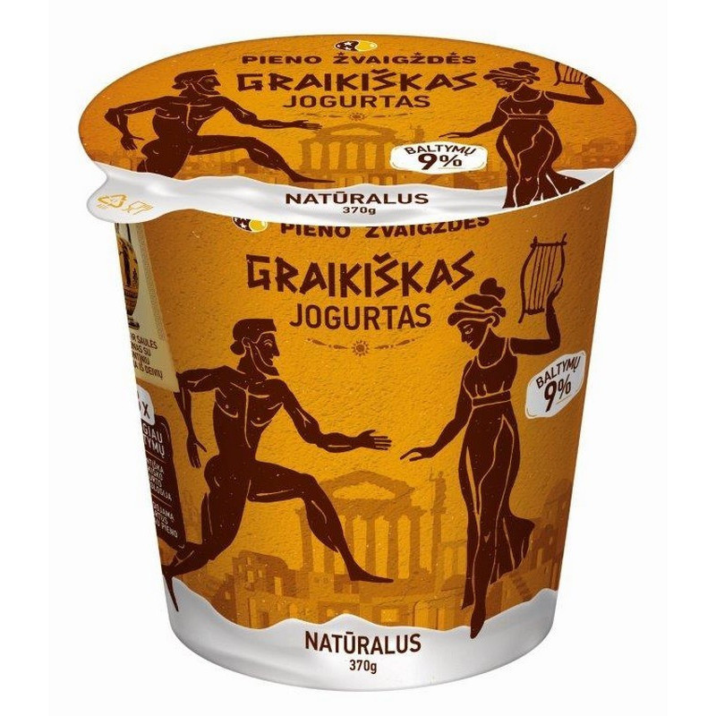 Jogurtas GRAIKIŠKA AMFORA, 3,9% r., natūralus, 370 g