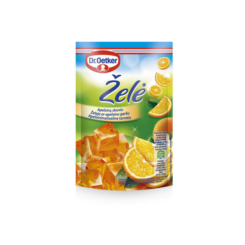 Želė DR.OETKER apelsinų skonio, 72 g