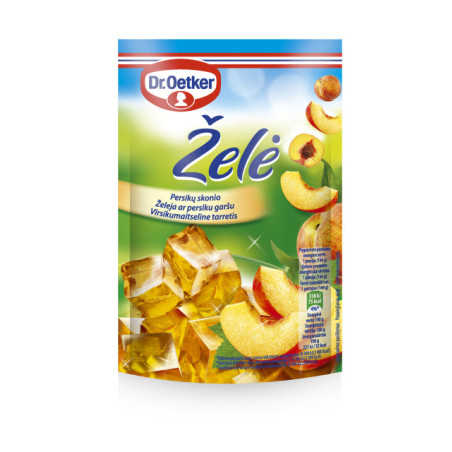 Želė DR. OETKER persikų skonio, 72 g