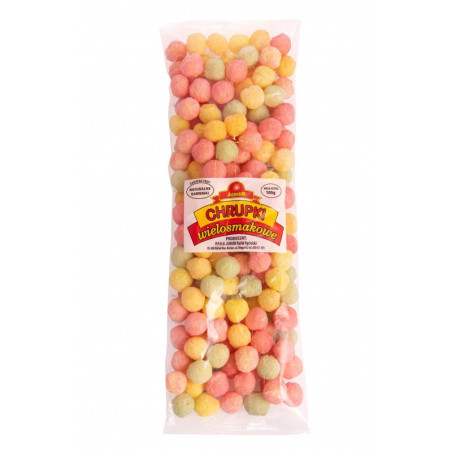 Kukurūziniai rutuliukai CHRUPKI WIELOSMAKOWE, 100 g