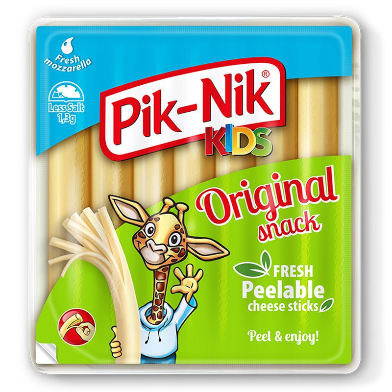 Šv. plėš. sūrio lazdelės PIK NIK KIDS ORIGINAL, 140 g