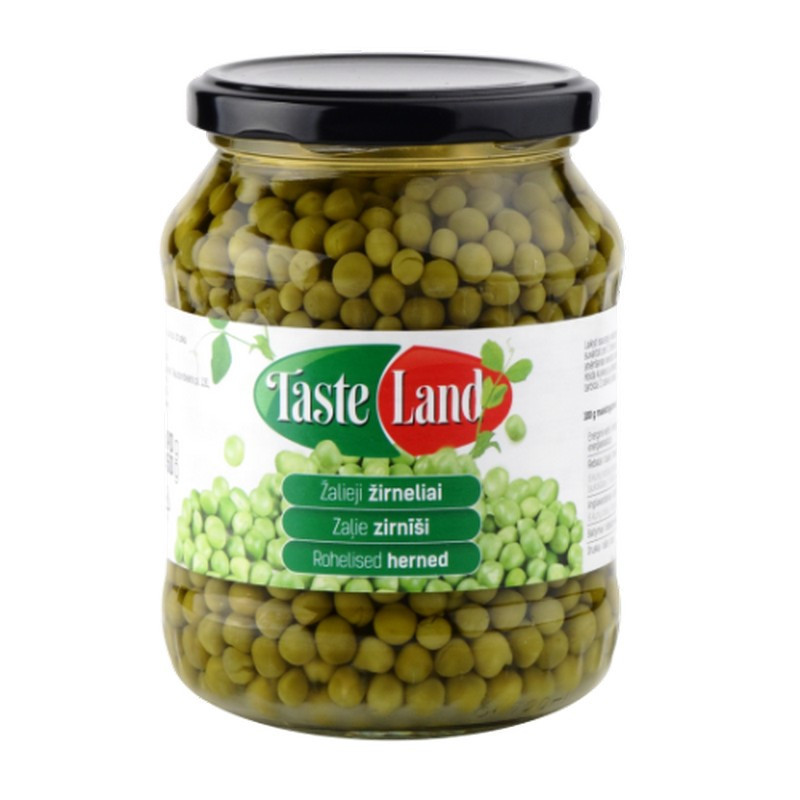 Kons. žirneliai TASTE LAND, 690 g