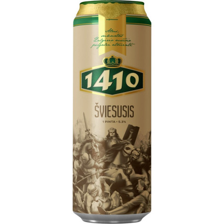 Alus 1410, šviesusis, 5.3 %, sk., 0.568 l