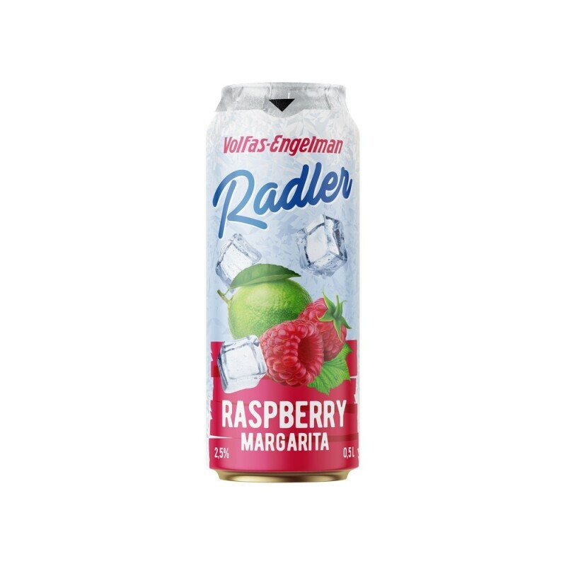 Alaus kokteilis RADLERIS RASPBERRY MARGARITA, 2,5 %, 500 ml