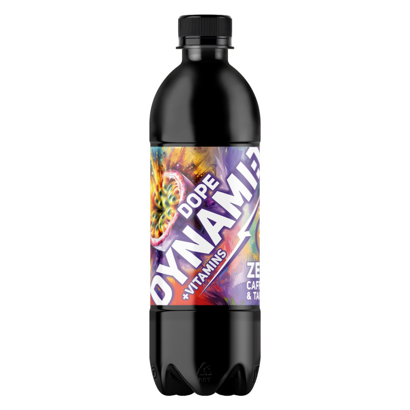 Gaivusis gėrimas DYNAMI:T DOPE,gazuotas,pasiflorų sk.,500 ml