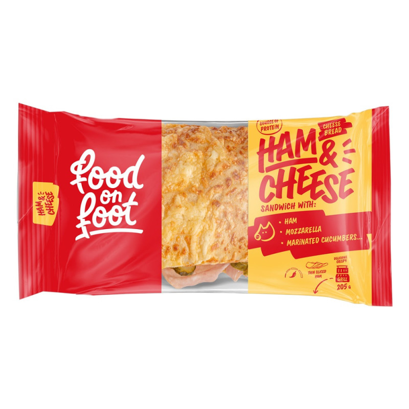 Sumuštinis HAM & CHEESE su marinuotais agurkais  205 g