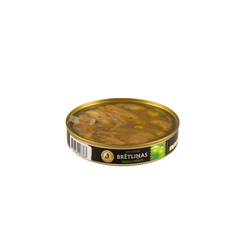 Kepti šprotai obuolių padaže BRIVAIS VILNIS, 120 g