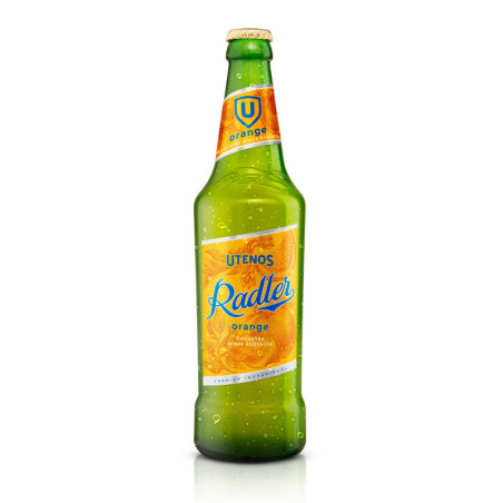 Alaus kokteilis UTENOS RADLER, ORANGE, 2 %, 500 ml