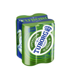 Alus TUBORG, 4.6 %, 4 x 500 ml