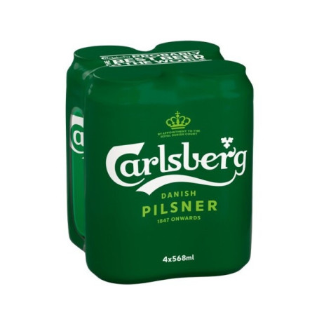 Alus CARLSBERG, 5 %, 4 x 568 ml