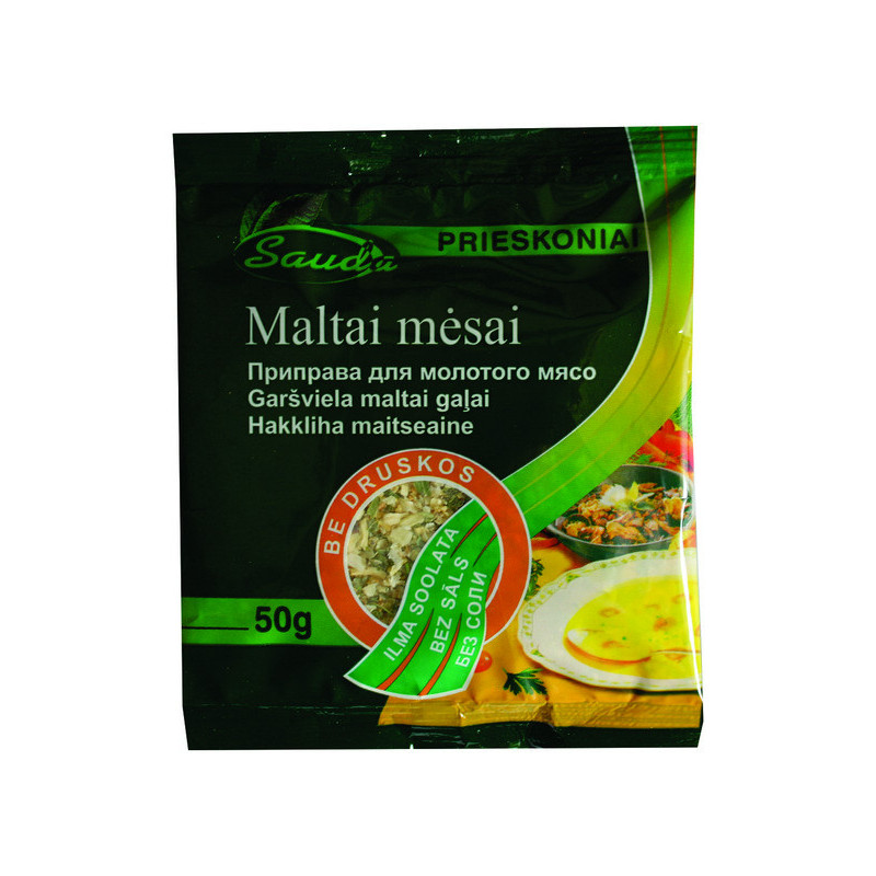 Prieskonių mišinys maltai mėsai be druskos, 50 g