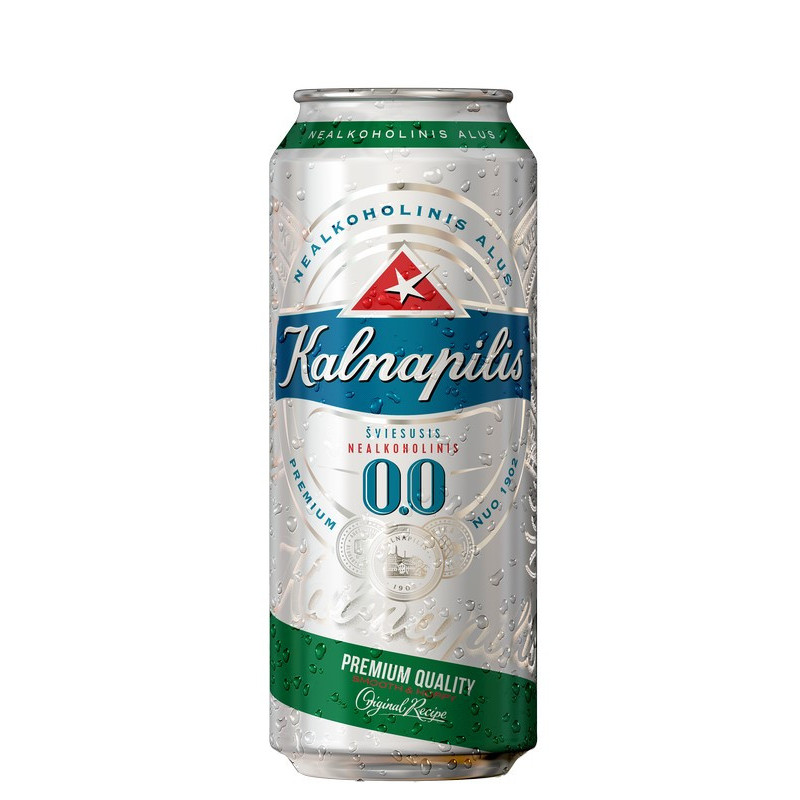 Nealkoholinis alus KALNAPILIS, 500 ml