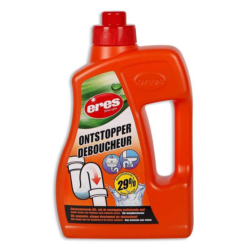 ERES vamzdžių valiklis Unblocker Liquid, 29 %, 1000 ml ERES vamzdžių valiklis Unblocker Liquid, 29 %, 1000 ml