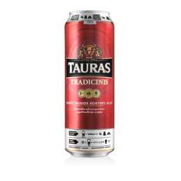 Alus TAURAS, TRADICINIS, 6 %, 0.568 l