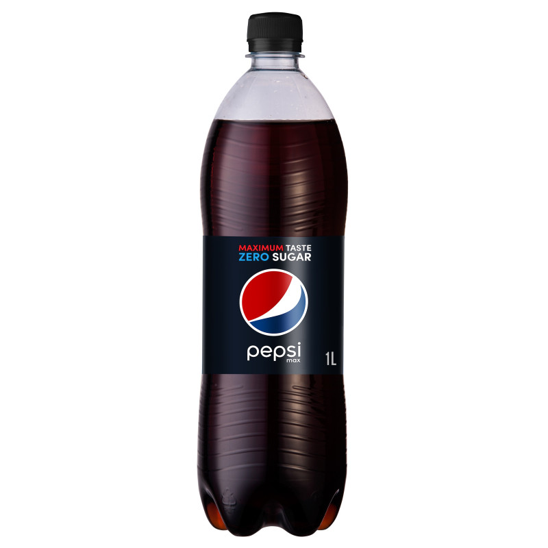 Gazuotas gaivusis gėrimas PEPSI MAX, 1 l