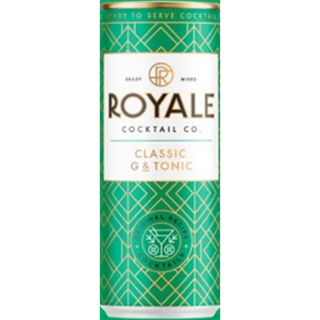 Alkoholinis kokteilis ROYALE GIN & TONIC, 5 %, 330 ml