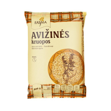 Avižinės kruopos FASMA, 0.8 kg