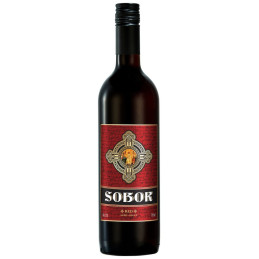 Arom. vyno gėrimas SOBOR, r., pusiau sald., 11 %, 0.75 l