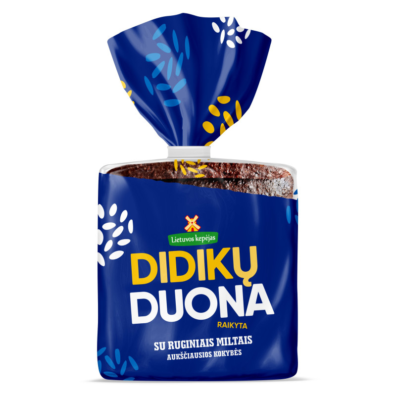 DIDIKŲ duona su ruginiais miltais 280g     