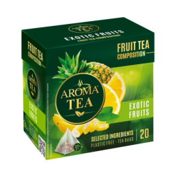 Vaisinė arbata AROMA TEA egzotinių vaisių sk., 40 g